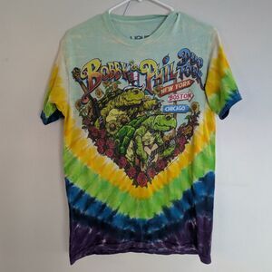 Liquid Blue Bobby & Phil Duo Tour Tie Dye T-Shirt - Grateful Dead - Size Small